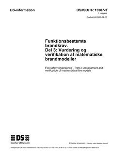 DANSK DS/ISO/TR 13387-3
