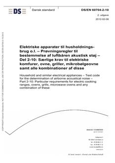 DANSK DS/EN 60704-2-10