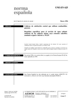 AENOR UNE-EN 625