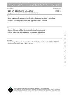CEI EN 60335-2-14
