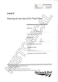 NR NR/L3/MTC/PL0006 ISSUE 5