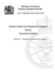 MODUK DEF STAN 00-250: PT 3: SEC 12