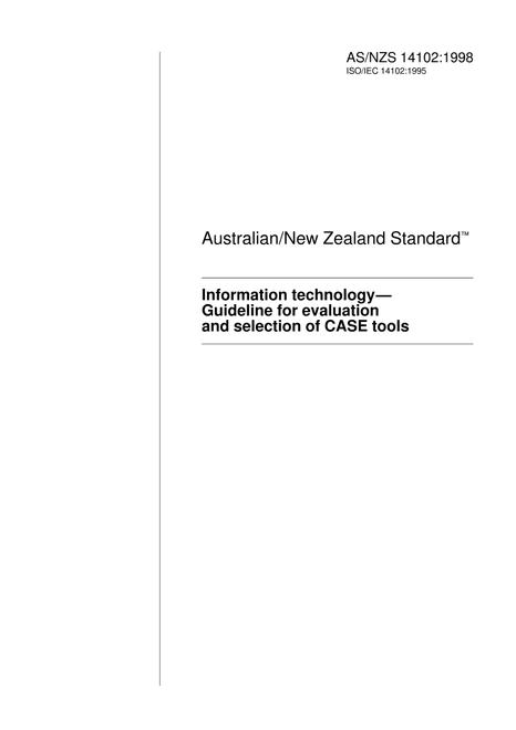 AS/NZS 14102:1998