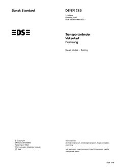 DANSK DS/EN 283