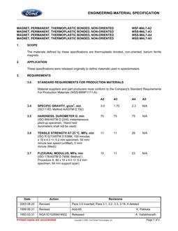 FORD WSF-M4L7-A2