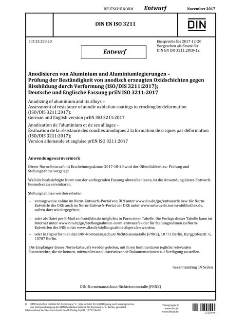 DIN EN ISO 3211 - DRAFT