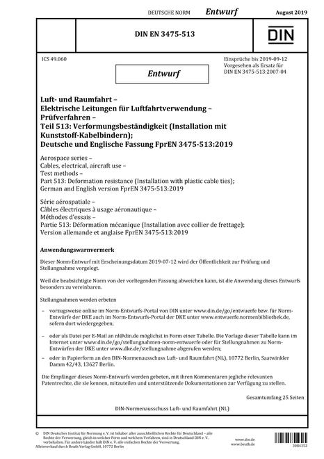 DIN EN 3475-513 - DRAFT