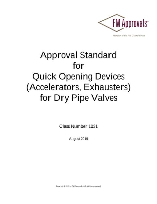 FM Approvals 1031:2019