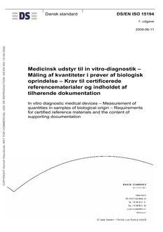 DANSK DS/EN ISO 15194