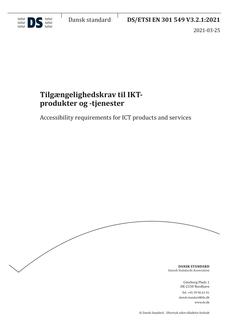 DANSK DS/ETSI EN 301 549 V3.2.1