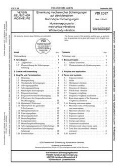 VDI VDI 2057 BLATT 1