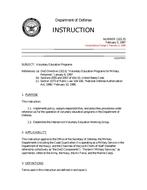 DOD DODI-1322.25