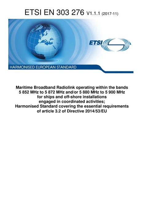 ETSI EN 303 276