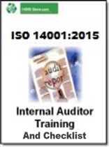 ISO 14001:2015 Internal Auditor Training & Checklist Package