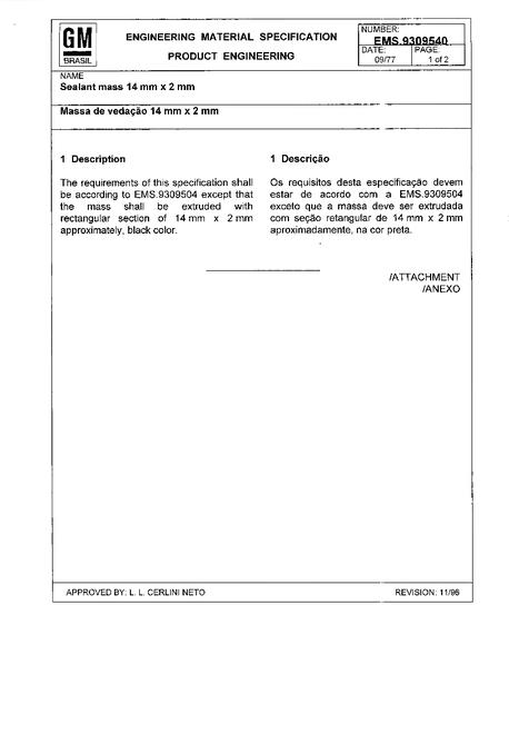 GMSA EMS 9309540