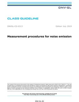 DNV DNVGL-CG-0313