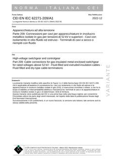 CEI EN IEC 62271-209