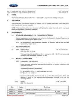 FORD WSB-M4D627-A