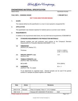 FORD ESB-M2F102-C