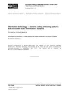 ISO/IEC 13818-1 Ed. 1.0 en CORR2:2009