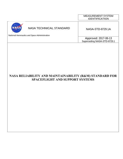 NASA STD-8729.1 Rev. A