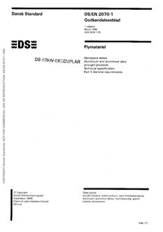 DANSK DS/EN 2070-1