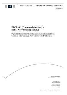 DANSK DS/ETSI EN 300 175-5 V2.9.1
