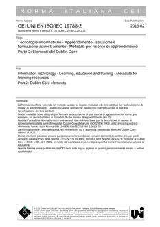 CEI UNI EN ISO/IEC 19788-2