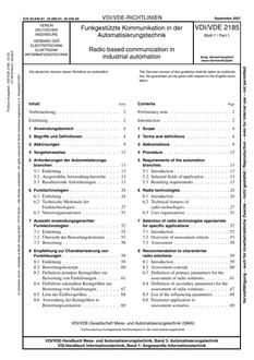 VDI VDI/VDE 2185 BLATT 1