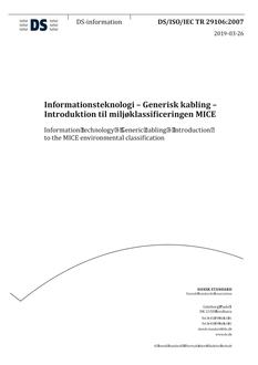 DANSK DS/ISO/IEC TR 29106