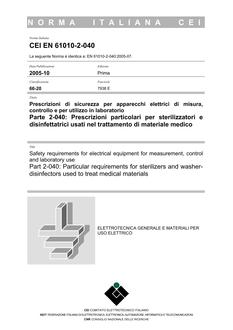 CEI EN 61010-2-040