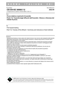 CEI EN IEC 60695-7-2