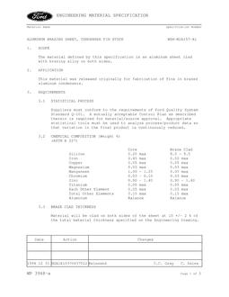 FORD WSH-M2A157-A1