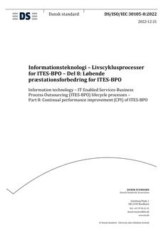 DANSK DS/ISO/IEC 30105-8