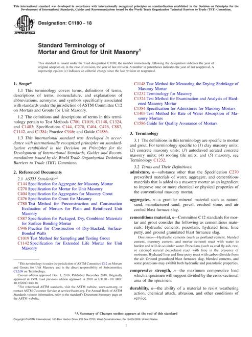 ASTM C1180-18