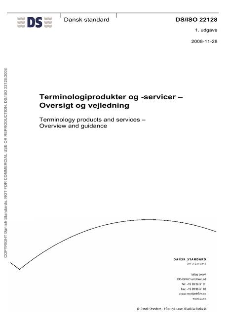DANSK DS/ISO 22128