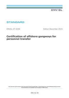 DNV DNVGL-ST-0358