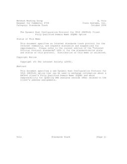IETF RFC 4704