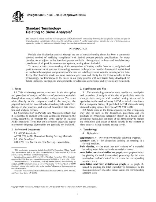 ASTM E1638-94(2004)