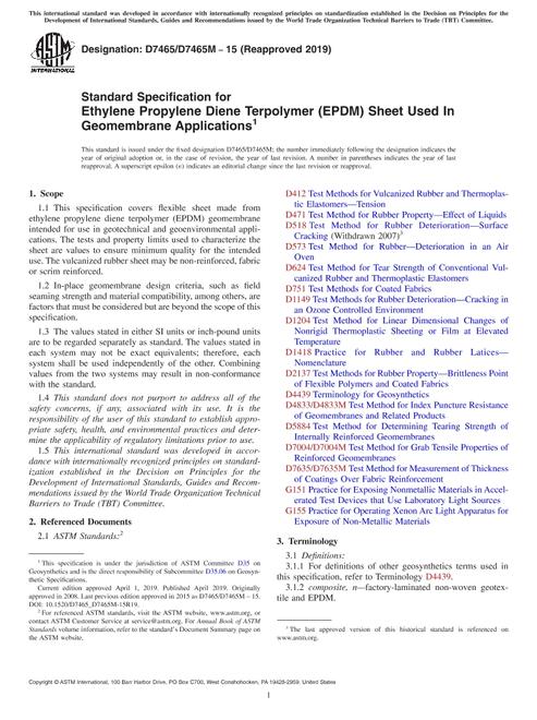 ASTM D7465/D7465M-15(2019)