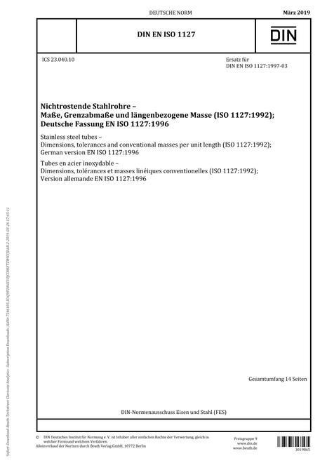DIN EN ISO 1127