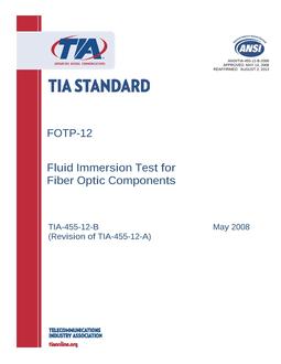 TIA ANSI/TIA-455-12-B
