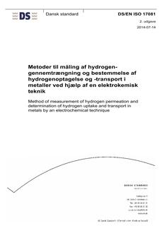 DANSK DS/EN ISO 17081