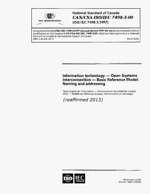 CAN/CSA-ISO/IEC 7498-3-00 (R2013)
