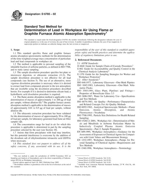 ASTM D6785-02