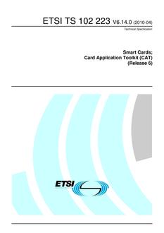 ETSI TS 102 223
