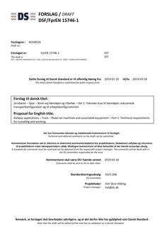 DANSK DSF/FPREN 15746-1