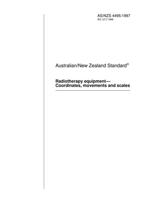 AS/NZS 4495:1997