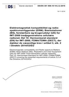 DANSK DS/EN 301 908-10 V4.2.2