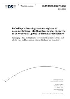 DANSK DS/EN 17665+A1